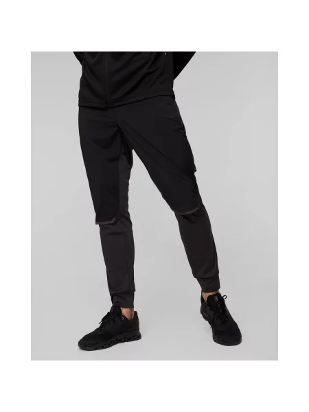 Pánske Bežecké Nohavice On Running Weather Pants čierna