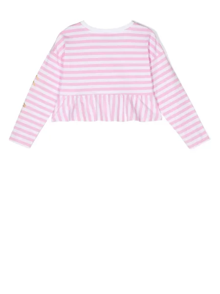 Top dziecięcy Moschino różowy