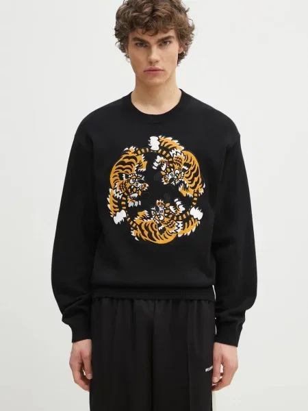 Volnen pulover Kenzo x Verdy črna