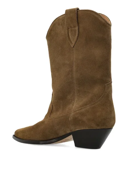 Botine Isabel Marant cu vârf ascuţit verde