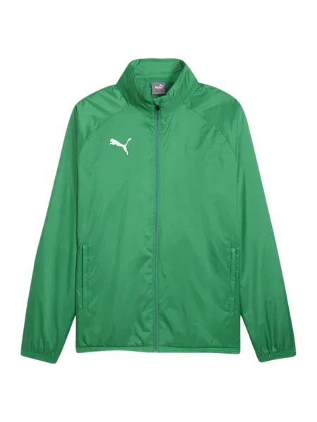 PUMA Geacă sport TeamGoal verde alb