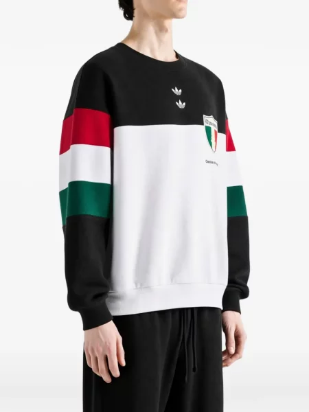 Τρέξιμο αμανικας πλεκτός φούτερ Adidas κόκκινο