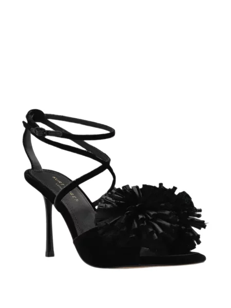 Sandale Kurt Geiger London de catifea negru