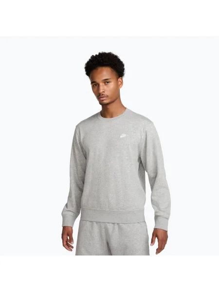 Pulover Nike din material terry alb