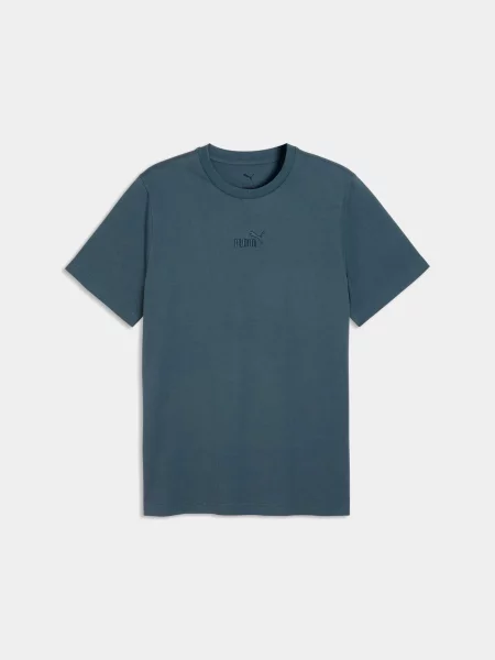 Футболка PUMA Ess Logo Tee комбінований верх синій