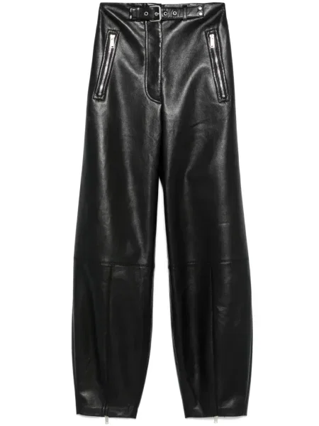 Spodnie Nanushka na sprzączkę czarne