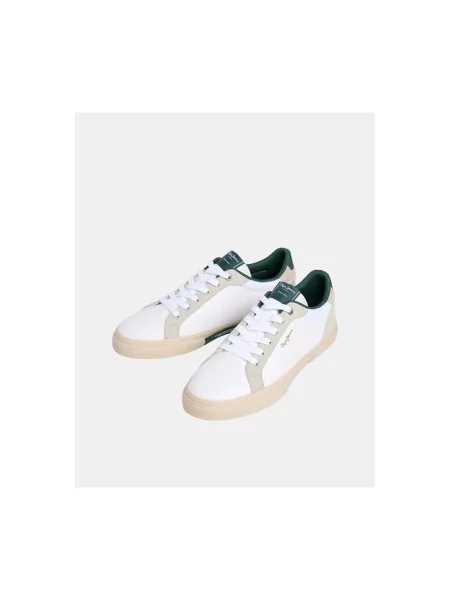 Sneakerși Pepe Jeans alb