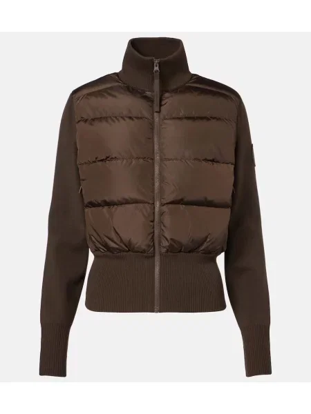 Kurtka puchowa Canada Goose wełniana brązowa