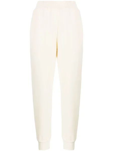 Spodnie Goodious do biegania zwężane białe