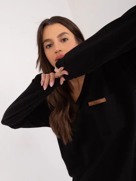 Bluză Fashionhunters negru