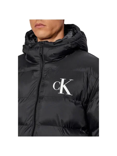 Džínsová bunda Calvin Klein Jeans čierna