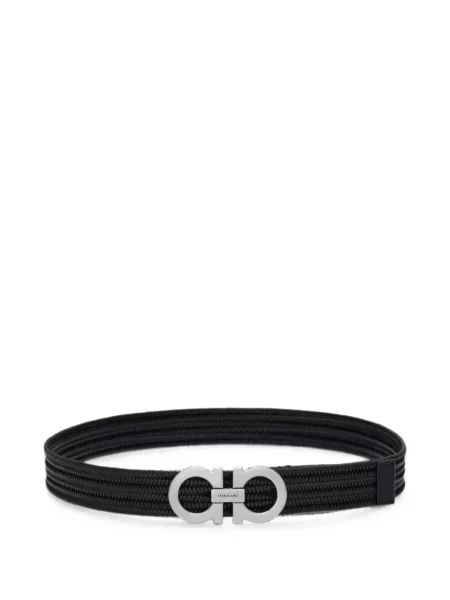 Cu centură curea Ferragamo stretch negru