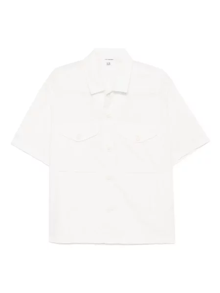Cămașă C.p. Company din poplin alb