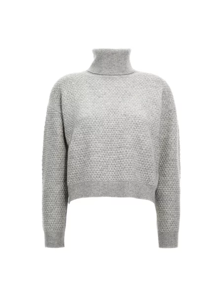 Sweter Max Mara Studio szary