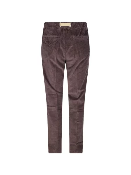 Pantaloni White Sand de catifea cord alb