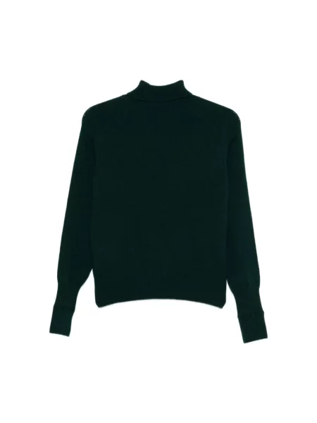 Sweter z golfem Victoria Beckham wełniany do golfa zielony