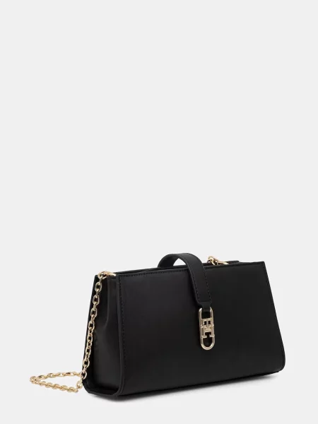 Colier Tommy Hilfiger din piele negru