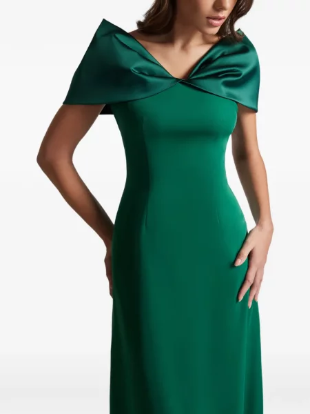 Rochie maxi Cristallini verde