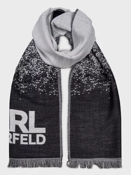 Шарф Karl Lagerfeld сірий