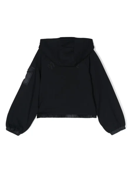 Bluza z kapturem dziecięca Moncler Enfant niebieska