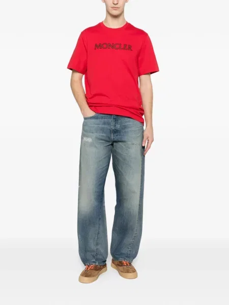 Tricou Moncler cu autograf roșu