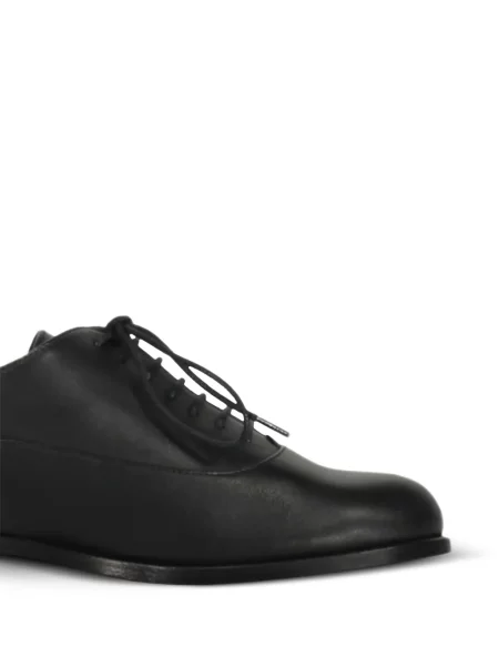 Pantofi Alberta Ferretti cu șireturi din piele negru