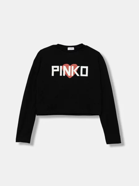 Pinko tričko s dlouhým rukávem černé