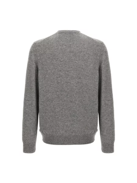 Sweter Zanone wełniany szary