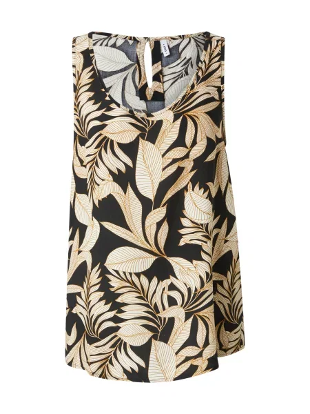 ONLY Top ONLNOVA maro pueblo / negru alb