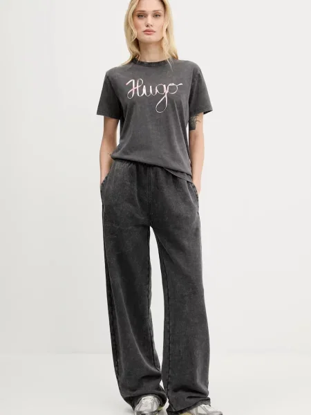 HUGO T-Shirt czarny