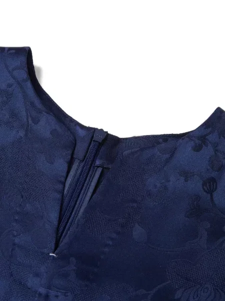 Top Shanghai Tang din jacard albastru