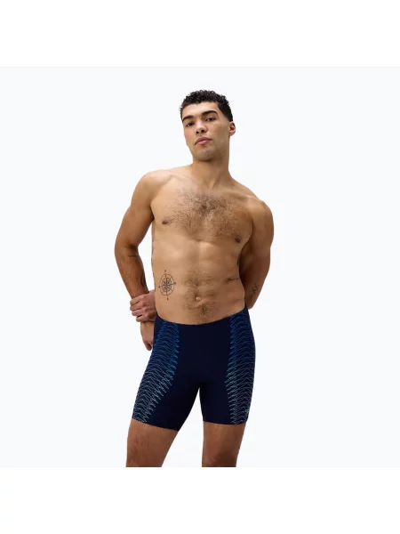 Плавки Speedo з принтом сині