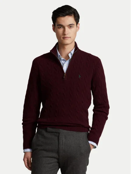 Polo Ralph Lauren Pulover Vișiniu Regular Fit