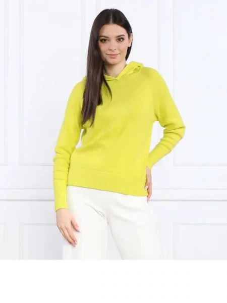 MAX&Co. Hanorac MAHLER cu adaos de cașmir verde