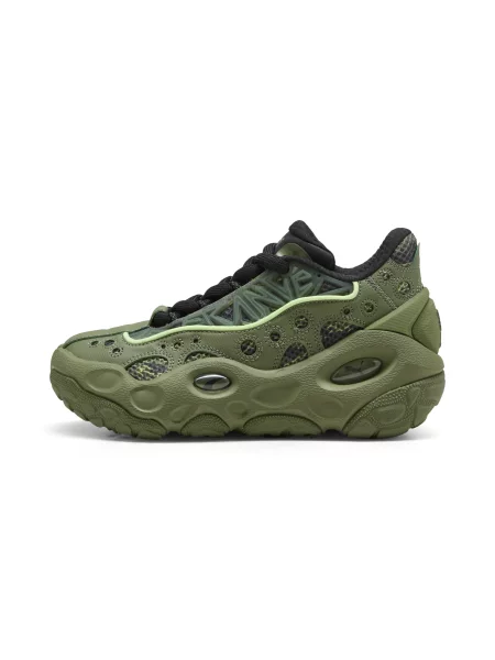 PUMA Młodzieżowe sneakersy LaFrancé RNR Camo Akcesoria zielony