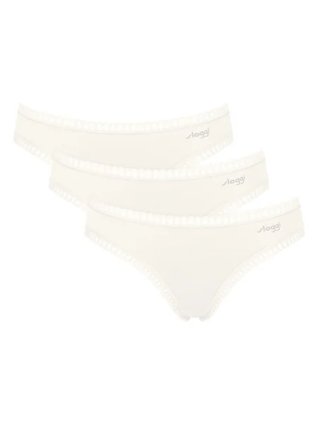 SLOGGI Slip Go Crush lână alb