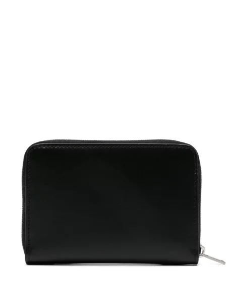 Iš natūralios odos piniginė Jil Sander juoda