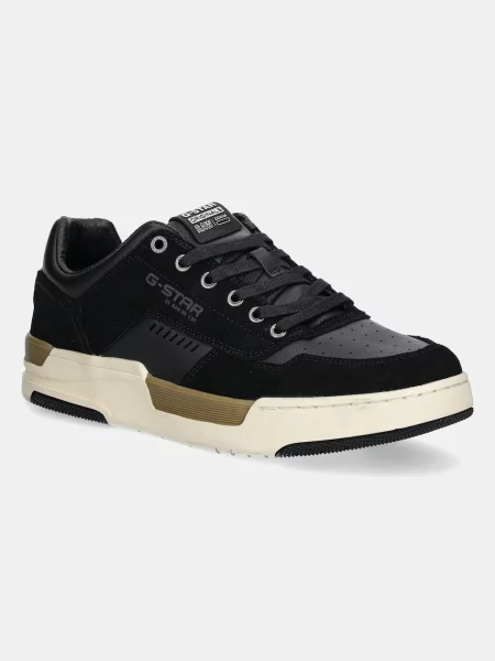 Кожени маратонки G-Star Raw RINE BSC M черно