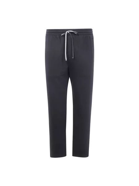 Spodnie dresowe Emporio Armani z kapturem szare