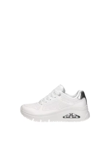 Sneakersy Skechers skórzane białe