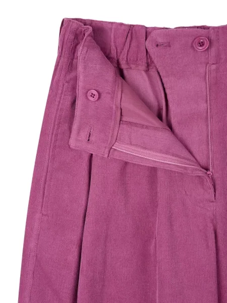 Pantaloni Studio Tomboy de catifea cord roz