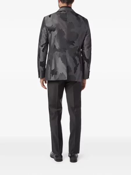 Sacou Billionaire cu model camuflaj gri