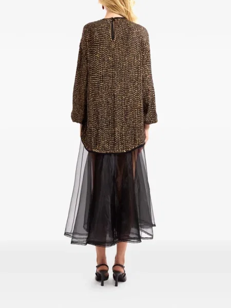 Bluzka Gemy Maalouf z koralikami złota