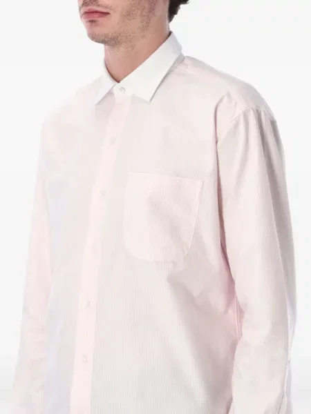 Pruhovaná košile Salvatore Piccolo růžová