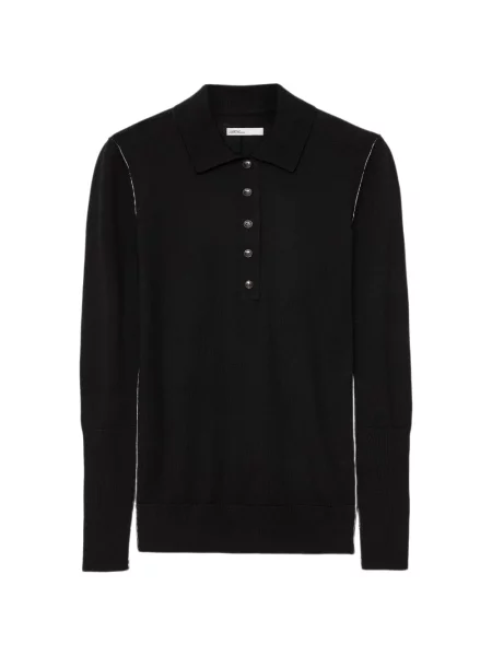 Polokošeľa Allsaints čierna