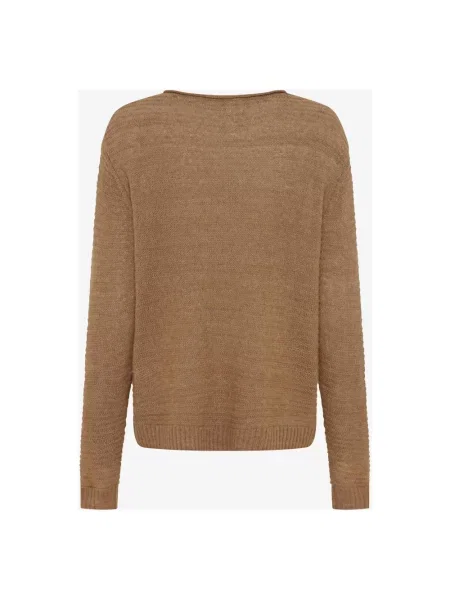 Sweter Brax brązowy