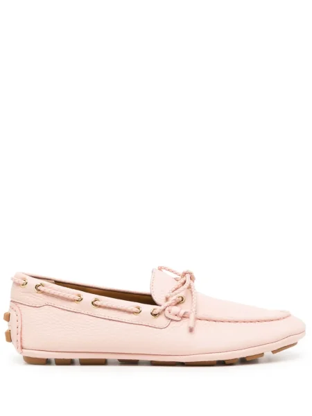 Pantofi loafer Bally din piele roz