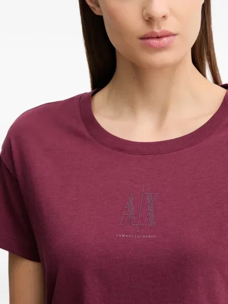 Tricou Armani Exchange cu autograf roșu