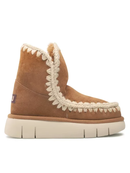 Дутики Mou коричневые