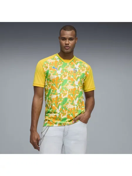 PUMA Neymar Jr koszulka Brazil Passion Odzież S biały